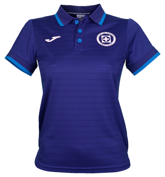 POLO M/C 22-23 ""MUJER"" ""AZUL"" " JOMA